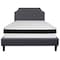 Flash Furniture Queen Platform Bed Set, Gray SL-BMF-15-GG - alternate 2